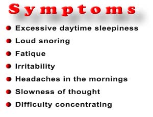 Sleep Apnea Symptoms