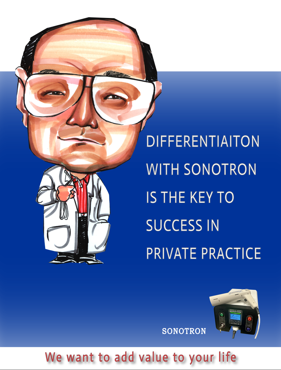 Doctors use VET Sonotron Mark2