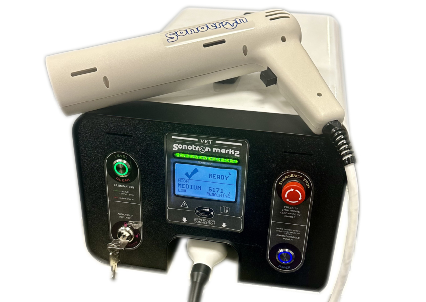 VET Sonotron Mark2 For Fast Reduction Of Pain, Swelling, Lameness, ROM Of SDF Tendon Injuries And Fast Healing Of SDF Tendon Tissues Of RaceHorses